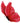 Red Butterfly Waterproof Vinyl Sticker | Hand-Painted 3-Inch Decal for Water Bottles, Laptops & Journals