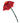 Single Stem Red Coneflower Flower Waterproof Vinyl Sticker | Hand-Painted 3-Inch Decal for Water Bottles, Laptops & Journals