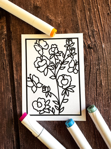 Botanical Coloring Bundle